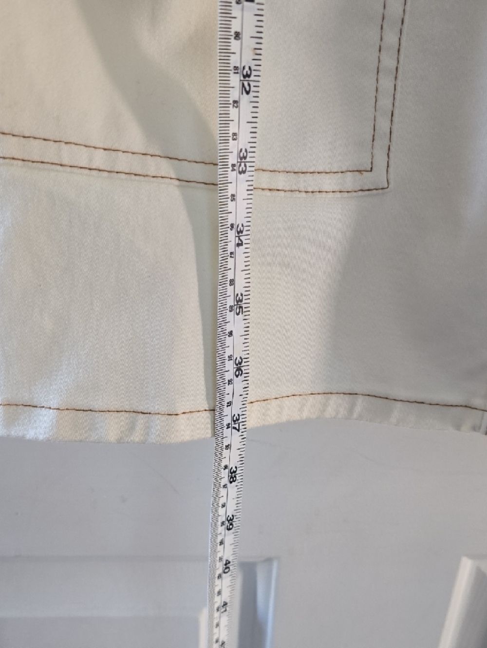 Dickies Off-White Canvas Overall Dress - Picture 3 of 4